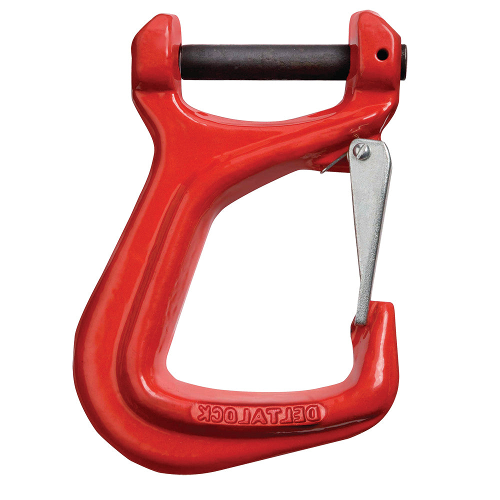 Stropkroge med lås (gaffel) DELTALOCK grade 80 2 ton – YE.8.013.2.2