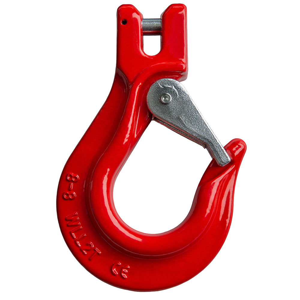 Løftekroge med lås (gaffel), premium DELTALOCK grade 80