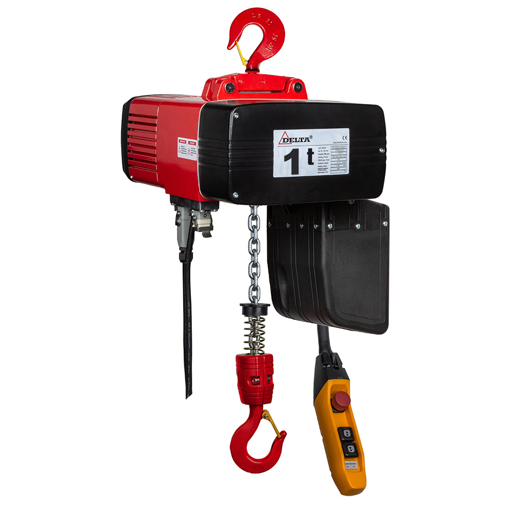 El-kædetalje DEH 400 V med krogophæng DELTA