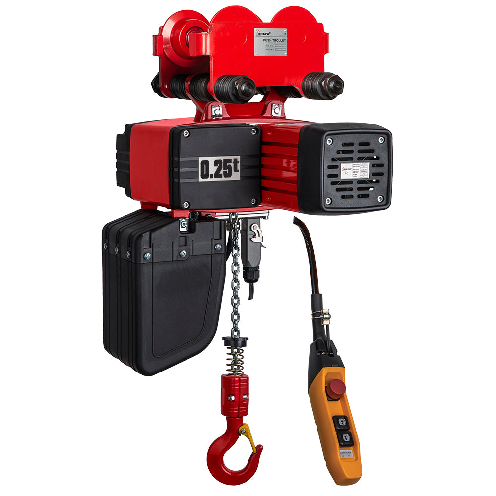 El-kædetalje DEH 400 V med skubbeløbekat DELTA