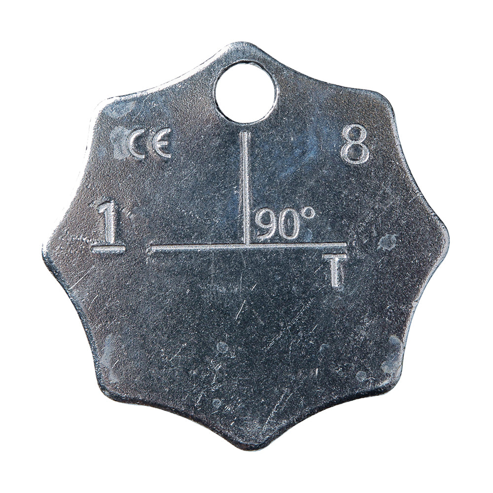 Mærkebrikker til kædesæt DELTALOCK grade 80 1-strenget – YE.8.TAG.1